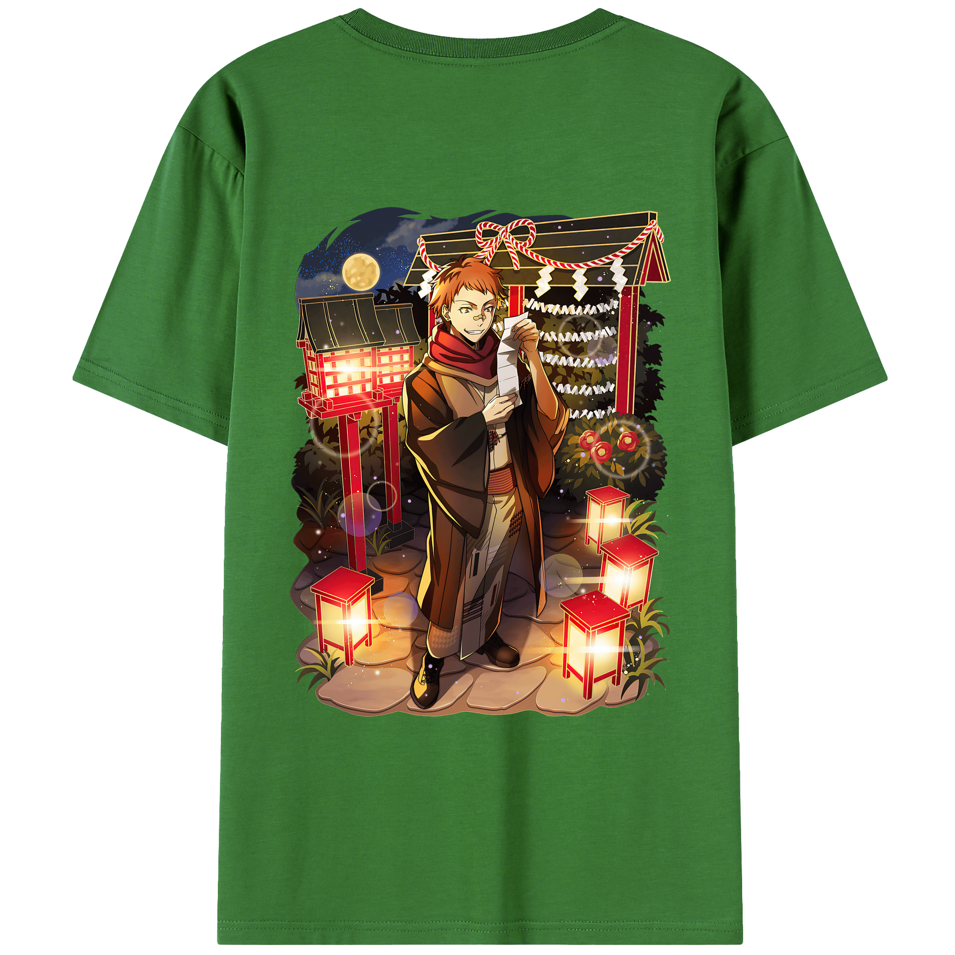 （画像用） 文豪ストレイドッグス Bungo Stray Dogs レディース半袖Tシャツ(バックプリント)